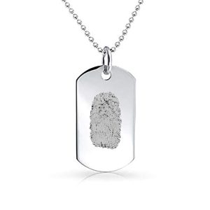 Silver Personalised Necklace