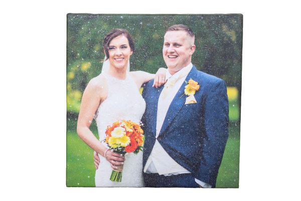 Personalised Photo Glitter Canvas