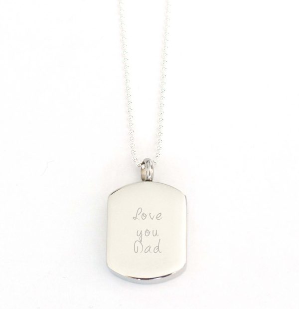 Handwriting Ashes Necklace