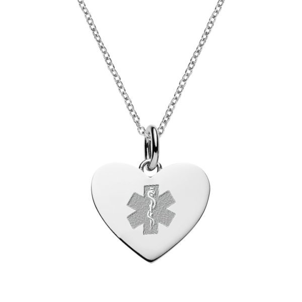 Women’s Medical Heart Necklace