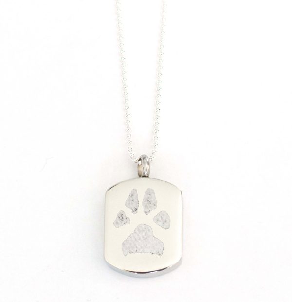 Paw Print Urn Ashes Jewellery