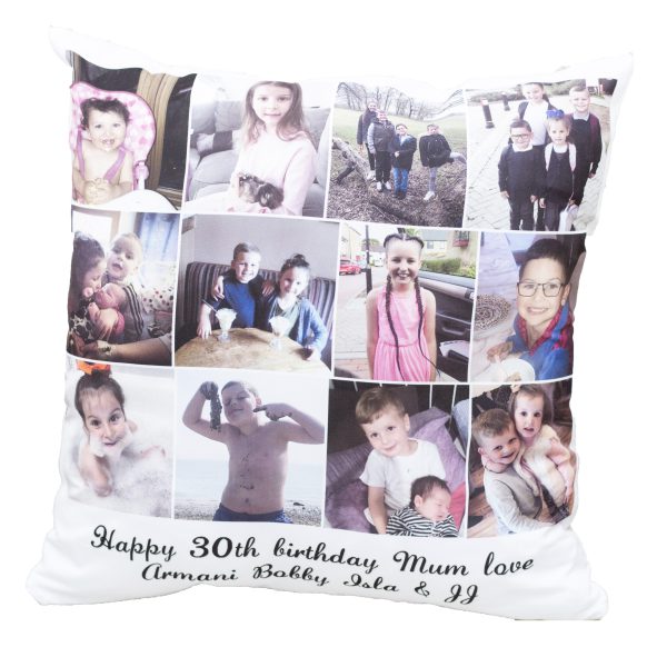 Photo Collage Cushion