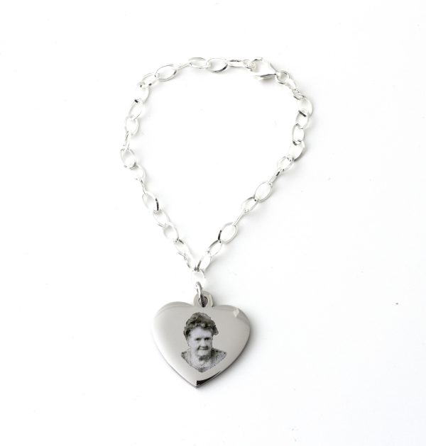 Heart Photo Personalised Bracelet