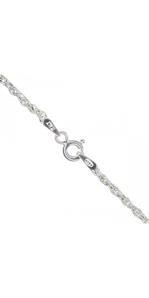 Sterling Silver 16 Inch Rope Chain