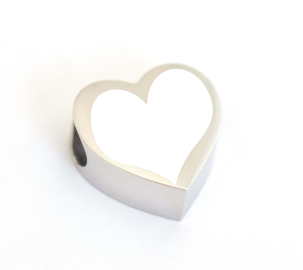 Handprint Footprint Heart Charm