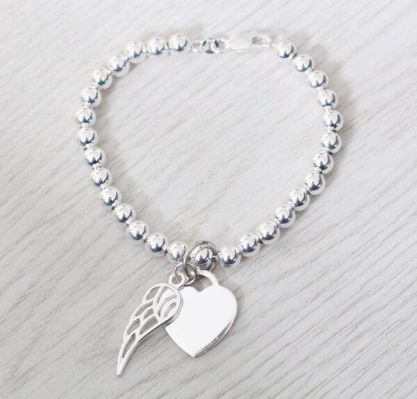 Angel Wing Beaded Bracelet
