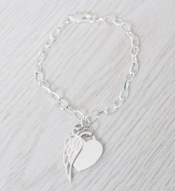 Angel Wing Photo Bracelet