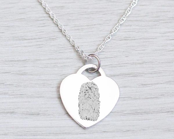 Fingerprint Personalised Necklace