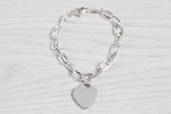 Heart Paperclip Ultrasound Bracelet