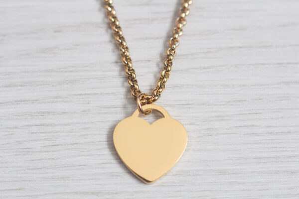 Gold Photo Personalised Necklace