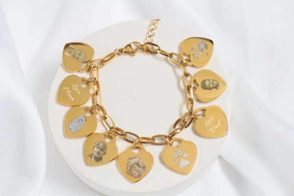 Gold Memorial Bracelet