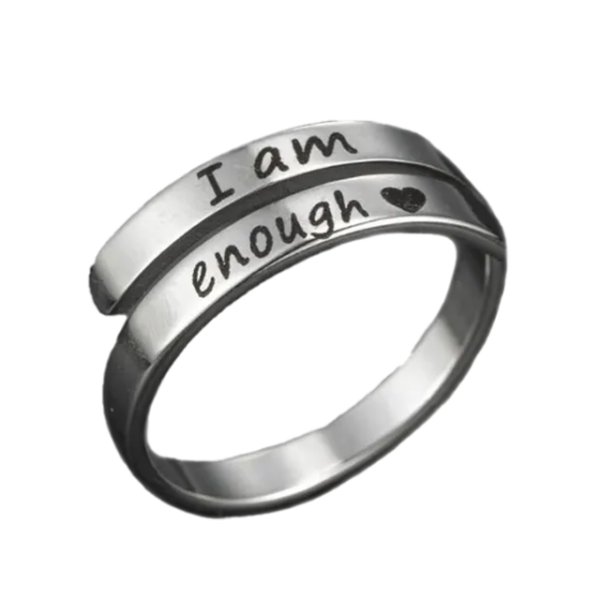 I Am Enough Affirmation Ring